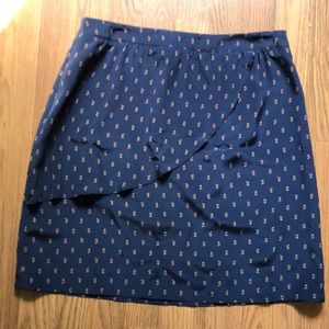 Silk Chemins Blancs Skirt